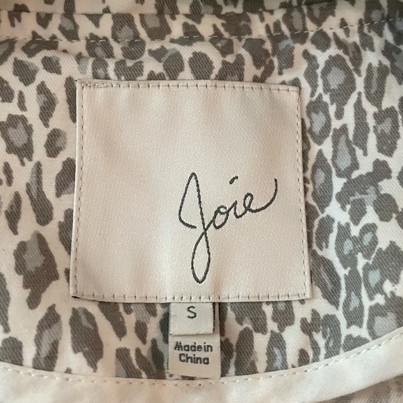 JOIE Animal Print Windbreaker (S) - Picture 4 of 6